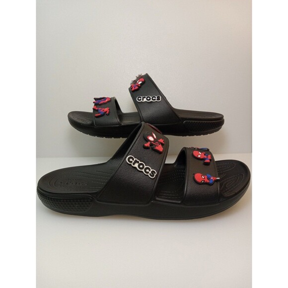 Crocs Spiderman Slip On Marvel Sandals Men's size 11 - Picture 2 of 12